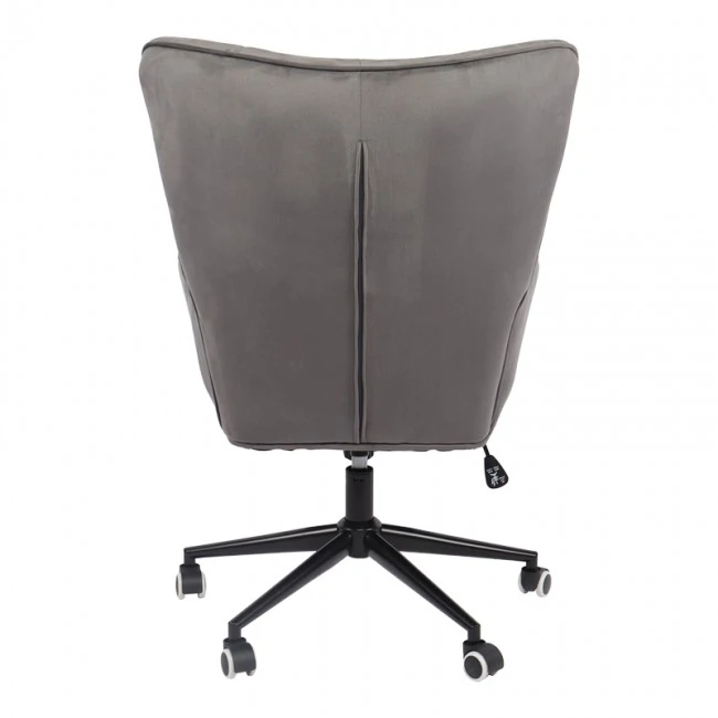 Lobima pakoworld executive office chair, swivel, charcoal velvet, 68x71x105-112cm