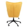 Lobima pakoworld swivel director&#039;s office chair yellow velvet 68x71x105-112cm