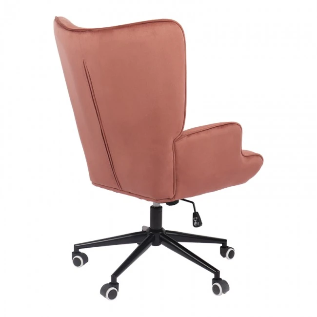 Lobima pakoworld director&#039;s office chair, rotting apple, velvet, 68x71x105-112cm