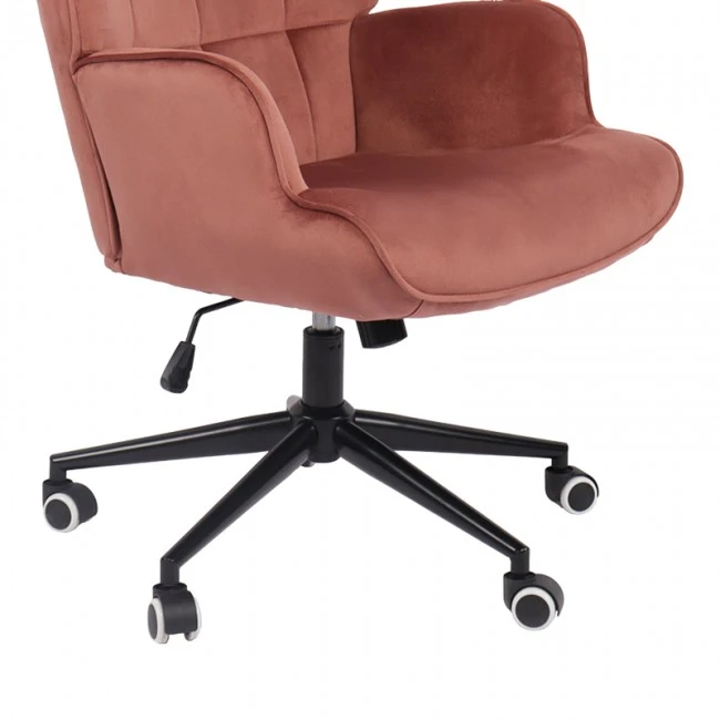 Lobima pakoworld director&#039;s office chair, rotting apple, velvet, 68x71x105-112cm