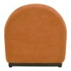 Πολυθρόνα Zenny pakoworld υφασμα terracotta 64x85x68εκ