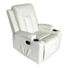 Relax armchair Gessel pakoworld PU in cream shade 80x90x98cm