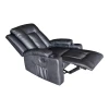 Relax armchair Gessel pakoworld PU in black shade 80x90x98cm
