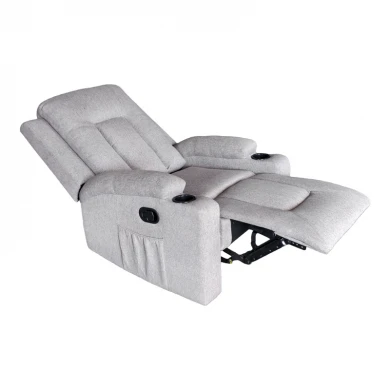 Relax armchair Gessel pakoworld fabric in grey-beige  80x90x98cm