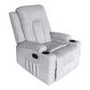 Relax armchair Gessel pakoworld fabric in grey-beige  80x90x98cm
