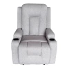 Relax armchair Gessel pakoworld fabric in grey-beige  80x90x98cm