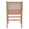 Sponze armchair pakoworld natural color teak wood skeleton and pe rope 54x60x86cm