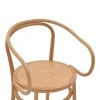 Armchair Verfie pakoworld natural color beech wood 55x50x83cm