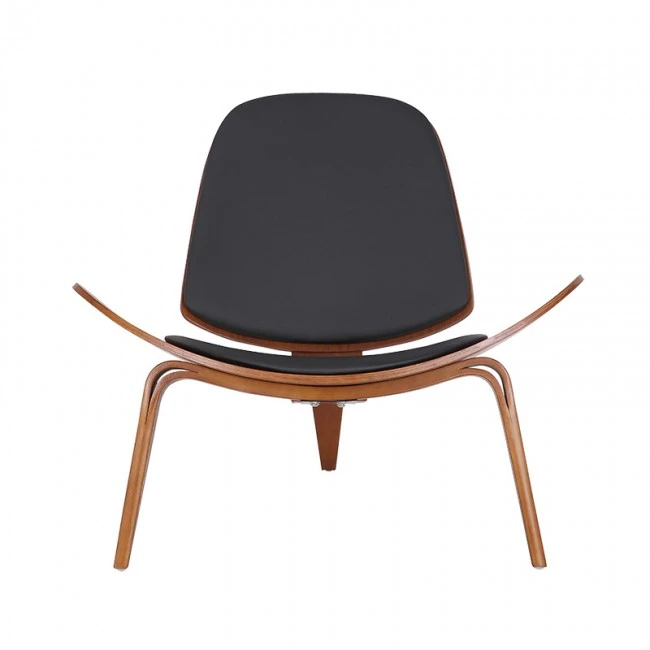 Armchair Vilma pakoworld PU black-walnut 90x73x75cm