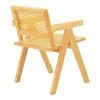 Winslow armchair pakoworld rubberwood-rattan in natural shade 51x54x80cm