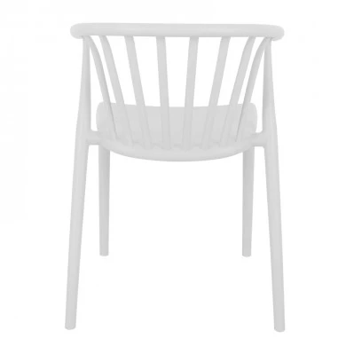 Zelma pakoworld pp armchair in white shade 55x53x73cm