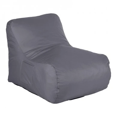 Bean bag lounger Belogan pakoworld in antracite color 73x94x65cm