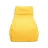 Bean bag lounger Lara Pakoworld waterproof in yellow color 60x150x40cm