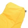 Bean bag lounger Lara Pakoworld waterproof in yellow color 60x150x40cm