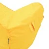 Bean bag lounger Lara Pakoworld waterproof in yellow color 60x150x40cm