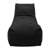 Bean bag lounger Lara Pakoworld waterproof in black color 60x150x40cm