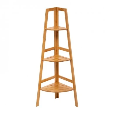 Shelf unit Angle pakoworld corner natural 32x32x103cm