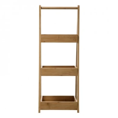 Floor shelf 3-storey Dafi pakoworld bamboo natural 30x25.5x78cm