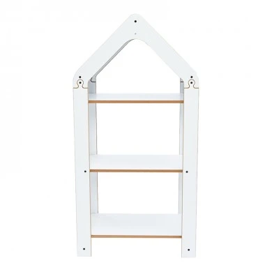 T. Montessori shelf Zoilen I pakoworld white-blue mdf 50x30x100cm