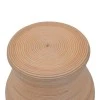Bulaten Inart rattan stool in natural shade D45x45cm