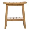 Stool Dael pakoworld bamboo natural color 39.5x25x46cm