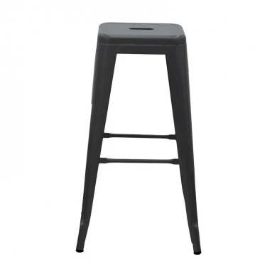 Bar stool Utopia pakoworld metal black 42x42x76cm