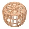 Rajesty pakoworld stool rattan in natural color D60x46cm