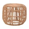 Rajesty pakoworld stool rattan in natural color D60x46cm