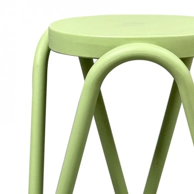 Stool Serzona pakoworld pp in mint color D27x45.5cm