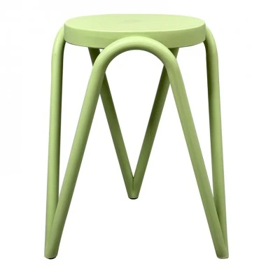 Stool Serzona pakoworld pp in mint color D27x45.5cm