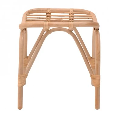 Vrebor stool pakoworld rattan in natural color 53x41x46cm
