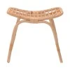 Vrebor stool pakoworld rattan in natural color 53x41x46cm