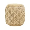 Stool Yton Inart beige 100% jute 40x40x40cm