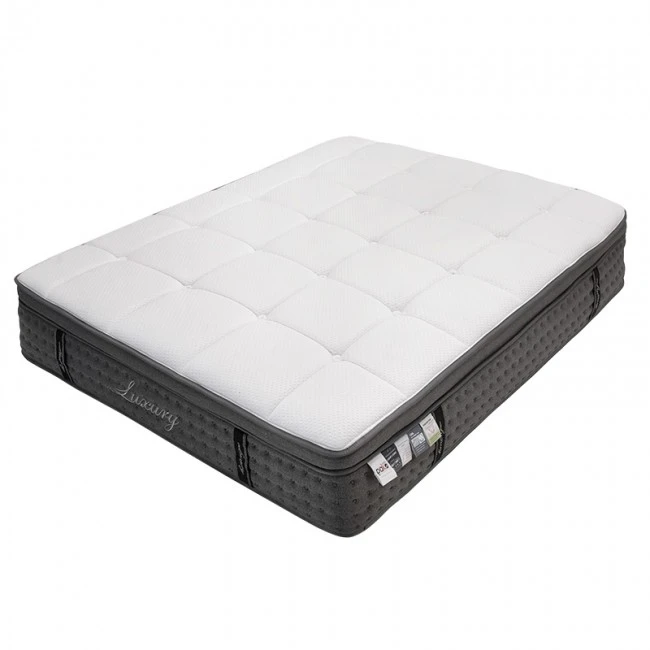 Mattress Luxury pakoworld pocket spring + gel memory foam + latex aloe vera 34-36cm 160x200cm