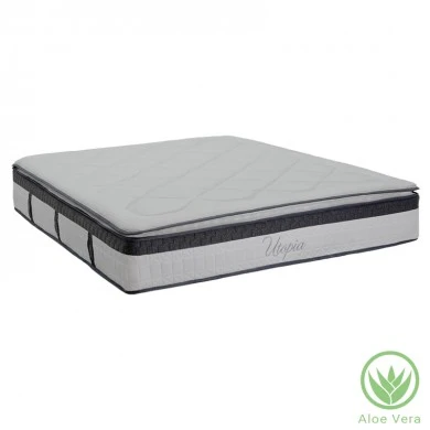 Utopia pakoworld pocket spring mattress with aloe vera top layer 30-32cm 160x200cm