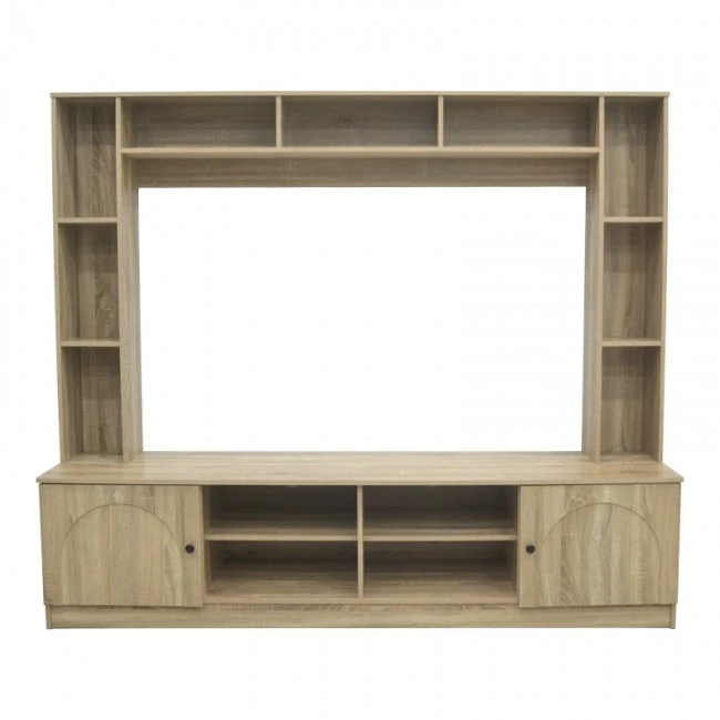 Tv set Ambera pakoworld sonoma color 200x40x171.5cm