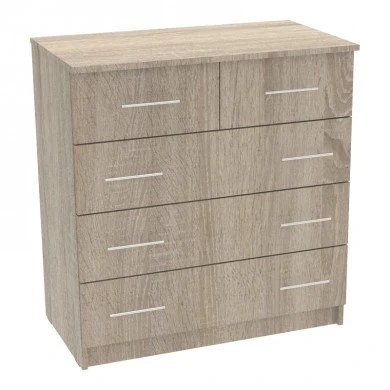Chest of drawers Kumode pakoworld in sonoma color 80x45x85cm
