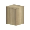 Professional chest of 3 drawers Lotus pakoworld in natural-anthracite color 40x44x61cm