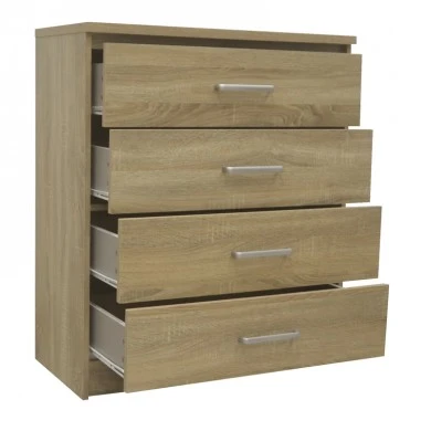 Chest of 4 drawers Olympus pakoworld  in sonoma colour 80.5x40x95