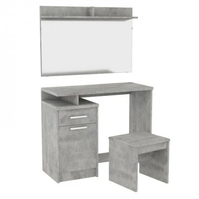 Dressing table with mirror Olympus pakoworld in anthracite antique colour