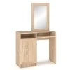 Dressing table with mirror Rebecca pakoworld sonoma 90x38.5x147.5cm