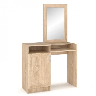 Dressing table with mirror Rebecca pakoworld sonoma 90x38.5x147.5cm