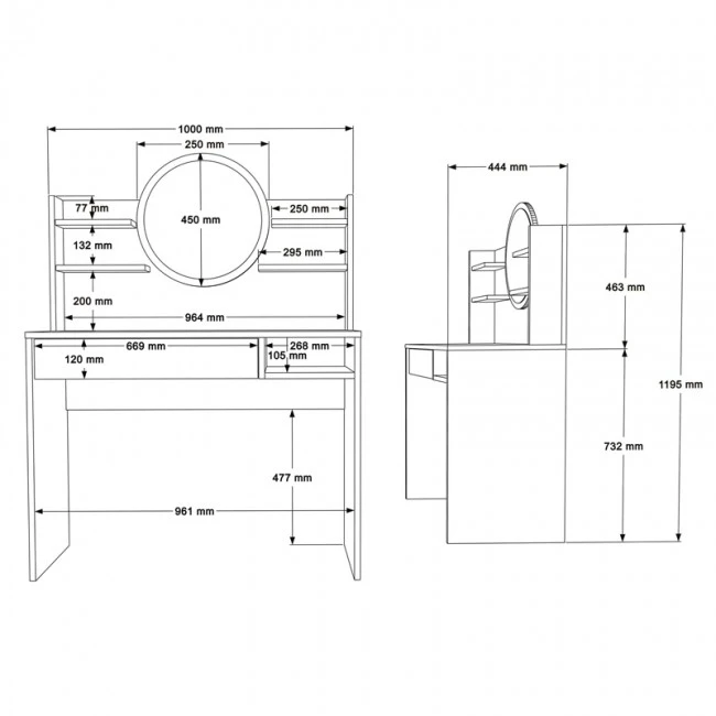 Manista pakoworld bedroom toilet in white 100x44.4x119.5cm