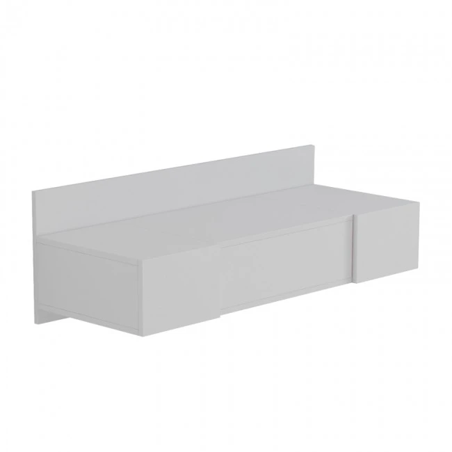 Dressing table Paltar pakoworld melamine in white color 100x39.1x33cm