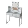 Dressing table Reby pakoworld in white color 90x40x136.8cm