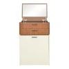 Dressing table Sonlen pakoworld in walnut-cream color 60x45x130cm