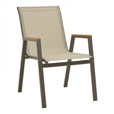 Kliton-Azelie dining table set of 5 pakoworld in champagne color 150x80x74cm