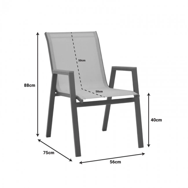 Kliton-Azelie dining table set of 7 pakoworld in champagne color 150x80x74cm
