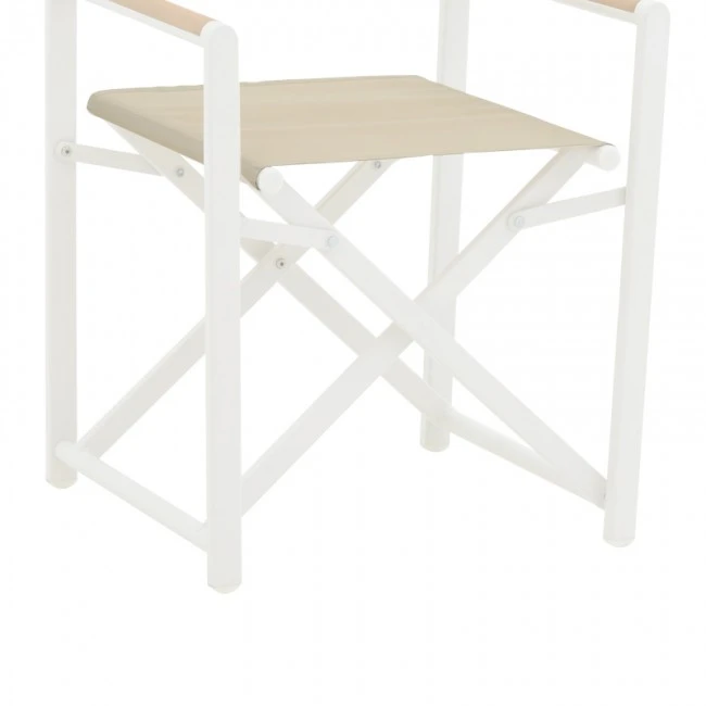 Mabu-Synergy dining table set of 5 pakoworld white aluminum and plywood in natural color 80x80x74cm