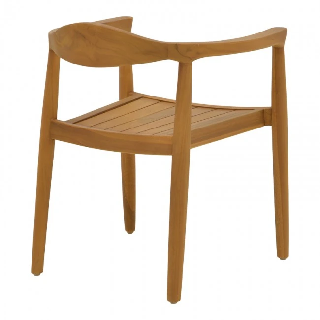 Dining set 7pcs Ganny-Mady pakoworld teak wood in natura shade 200x100x75cm